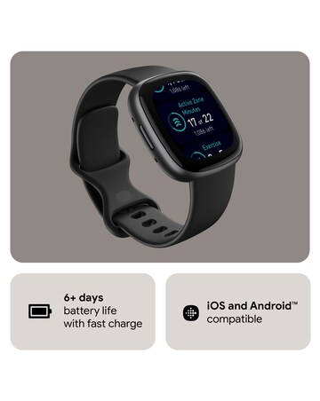 Fitbit Versa 4 Smart Watch - Black