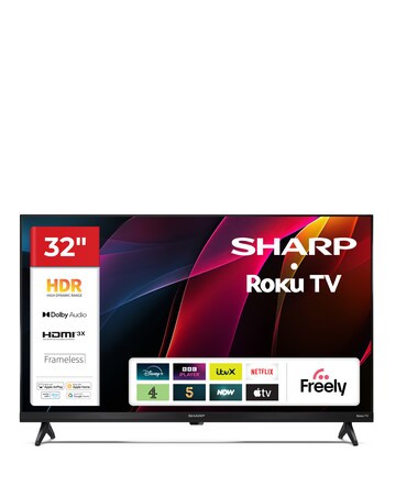 Sharp 1T-C32HD2225KB 32in Smart HD Roku Freely LED TV