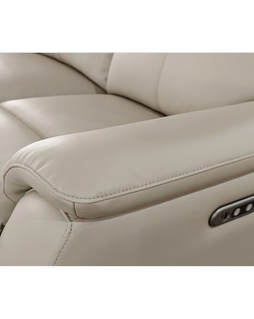 Aspire Kingsmere Leather Power Recliner Corner Sofa