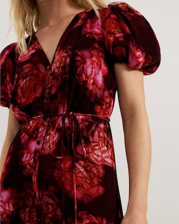 Phase Eight Amaris floral Puff Sleeve Maxi Dress