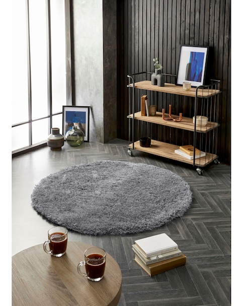 Chicago Shaggy Circle Rug