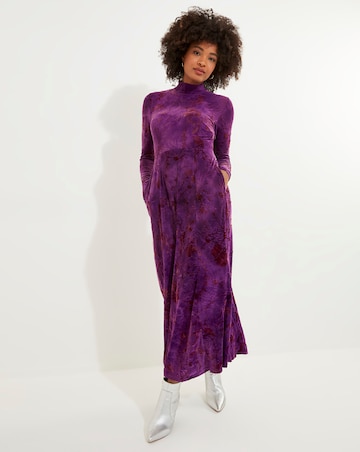 Joe Browns Truly Remarkable Flocked Jersey Maxi Dress