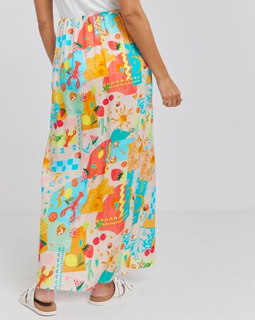 Simply Be Printed Wrap Midaxi Skirt