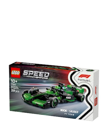 LEGO Speed Champions KICK Sauber F1 Team C44 Race Car 77247