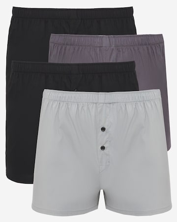 4 Pack Multi Woven Boxers