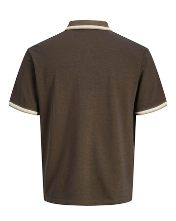 Jack & Jones Premium Blualves Tipped Polo - Brown