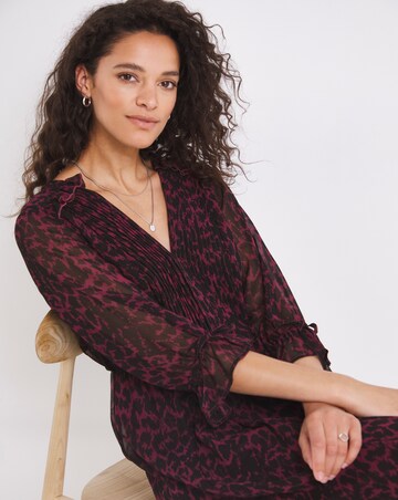 Joe Browns Chifton Animal Print Midi Dress