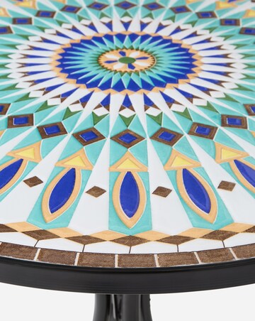 Peacock Mosaic Bistro Set