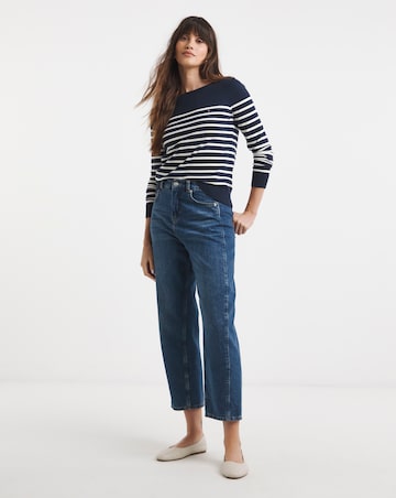 Tommy Hilfiger Jersey Stitch Long Sleeve Boat Neck Sweater