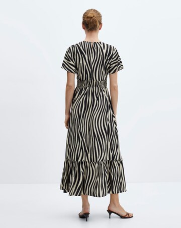 Mango Coloma Zebra Print Maxi dress
