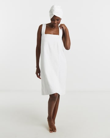 Pretty Secrets Towelling Shower Wrap And Turban