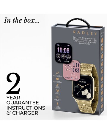 Radley Series 56 Metal Link Strap Smart Watch - Gold
