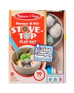 Melissa &amp; Doug Simmer &amp; Stir Stovetop Play Set with Colour Changing Water