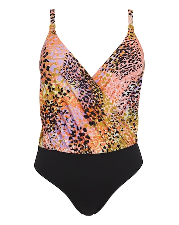 MAGISCULPT Twist Front Blouson Swimsuit