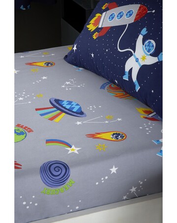 Catherine Lansfield Lost In Space Fitted Sheet