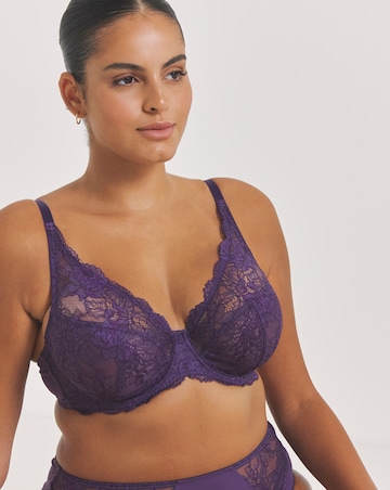 Pretty Secrets (2 Pack) New Ella Wired Full Cup Bras (C-J) Fig/Cherry