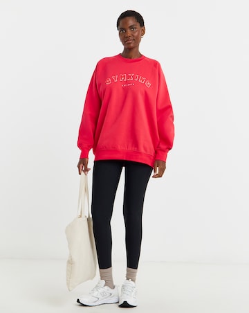 Gym King Shadow Oversized Crew Sweatshirt