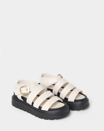 Heavenly Feet Saffron Fisherman Chunky Sandals - Wide Fit (E)