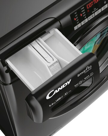 Candy CSOW4966TWMBB680 Smart Pro Inverter 9/6kg Washer Dryer Black + Install