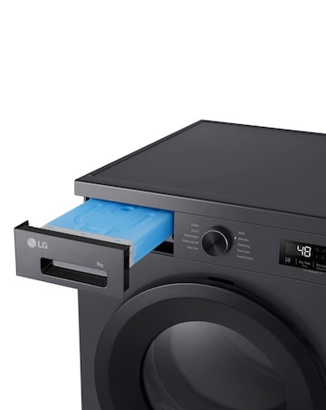 LG X10 RHX1009NMK 9kg Heat Pump Tumble Dryer - Slate Grey