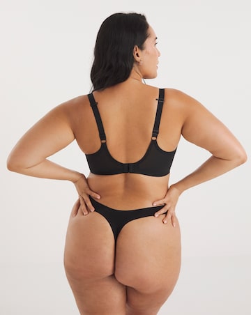 Elomi Brianna Padded Half Cup Wired Bra Black