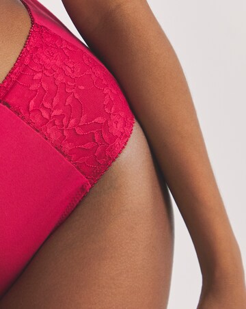 Pretty Secrets (2 Pack) New Sarah Cotton Full Fit Brief Knickers Navy/Red