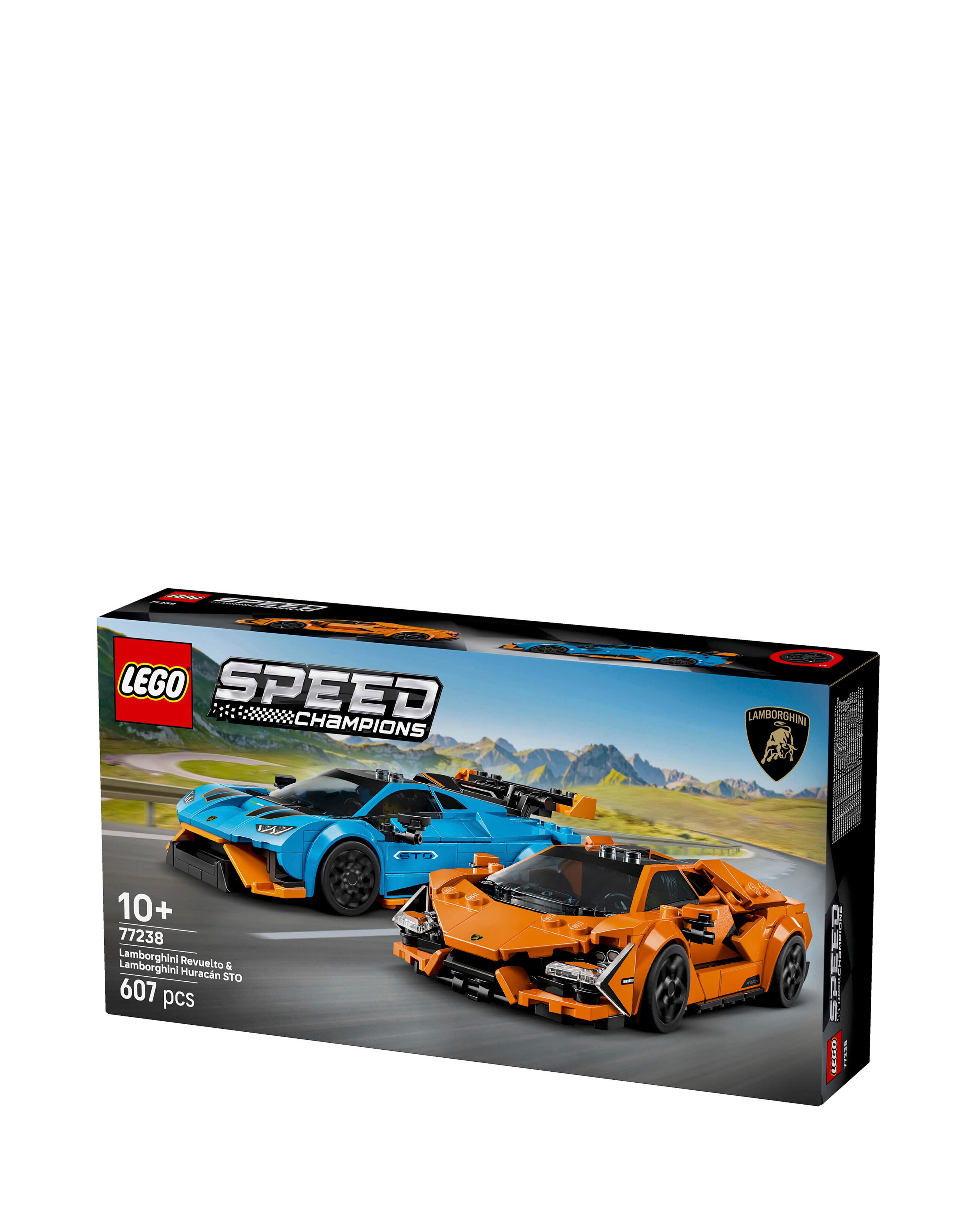LEGO Speed Champions Lamborghini Revuelto & Huracan STO Toy Car