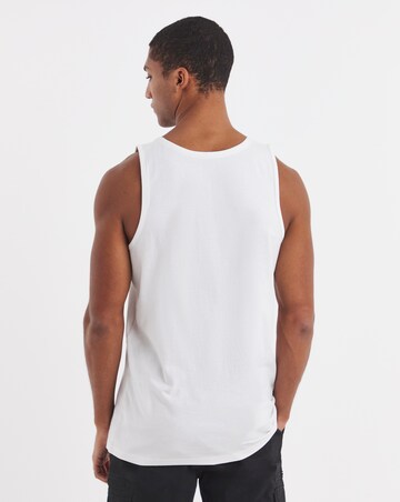 Basic White Vest Long