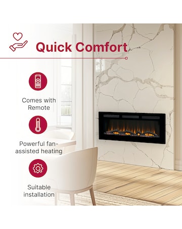 Dimplex Sierra Linear 60 Fireplace Fire Suite