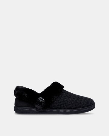 Skechers Cozy Campfire Quilted Knit Slipper with Faux Fur & Memory Foam - D Fit