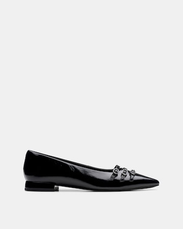 Clarks Sensa15 Strap Leather Ballerina Standard Fit