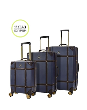 Rock Vintage 3pc Suitcase Set