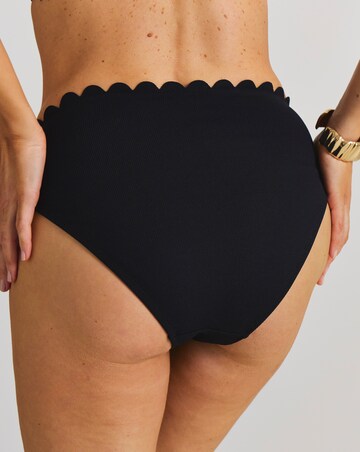 MAGISCULPT Scalloped Edge High Waist Bikini Bottoms