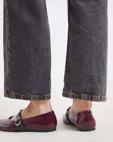 Optimism Studded Mary Jane Ballerina Shoes - Extra Wide Fit (EEE)