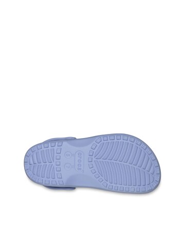 Crocs Blue Haze Classic Floral Cut Out Clog - Standard Fit