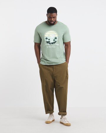 Jack & Jones Palm Graphic T-Shirt - Green