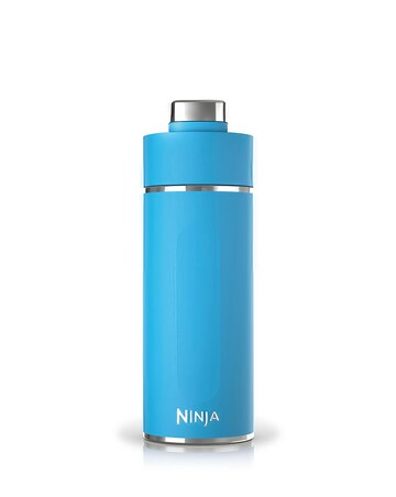 Ninja Thirsti Carbonated 700ml 24oz Bottle with Carbonation Lid in Tropical Blue