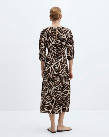 Mango Caludie V-Neck Midi Dress