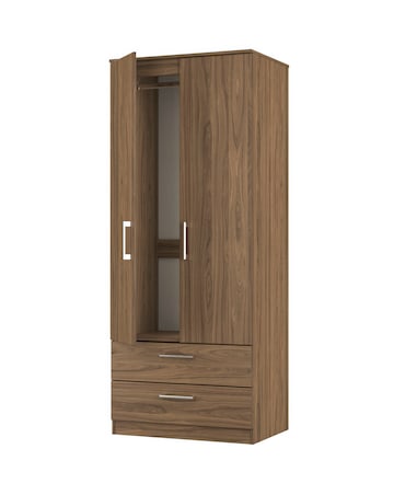 Briar Ready Assembled 2 Door 2 Drawer Wardrobe
