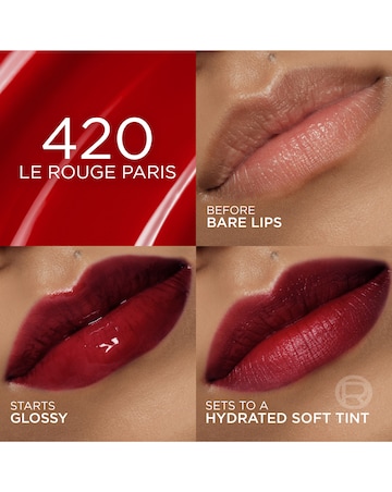 LOreal Paris Hyaluron Tint Lip Stain Serum 420 Le Rouge Paris