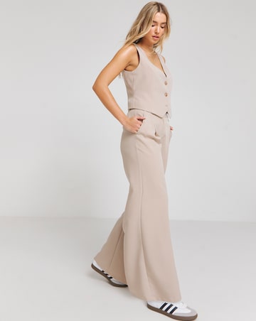 Neutral Tailored Waistcoat