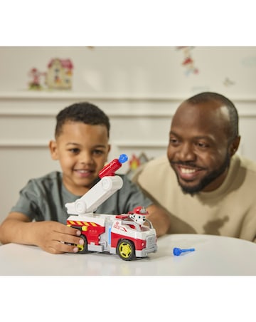Paw Patrol Fire Rescue Vehicle Marshall with Rescue Fire Engine