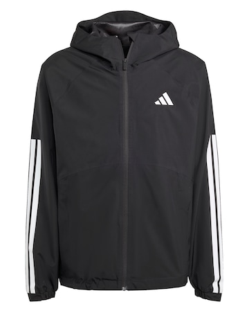 adidas 3 Stripes Hooded Rain Jacket