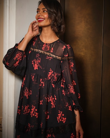 Fatface Romy Floral Lace Dress