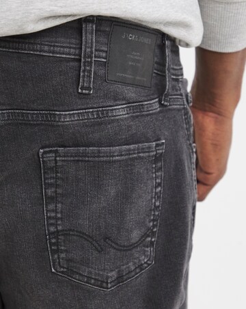 Jack & Jones Loose Tapered Fit Mike Jeans in Washed Black