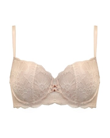 Pour Moi Atelier Lace Balcony Wired Non Pad Bra Ivory/Champagne