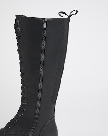 Heavenly Feet Avalon Knee High Boots Standard to Curvy Calf Ex Wide Fit