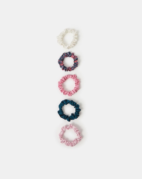 Accessorize Skinny Satin Hair Scrunchies