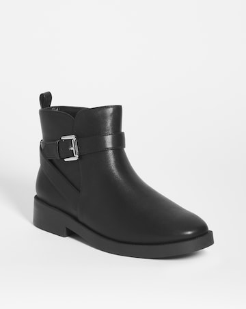 Bethany Basic Buckle Boot - Extra Wide Fit (EEE)
