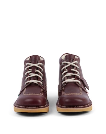 Kickers Kick Hi Leather Shoes